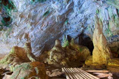 Inside Lod Cave