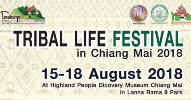 The Tribal Life Festival in Chiang Mai 15 -18 August 2018 The Tribal Life Festival in Chiang Mai 15 -18 August 2018